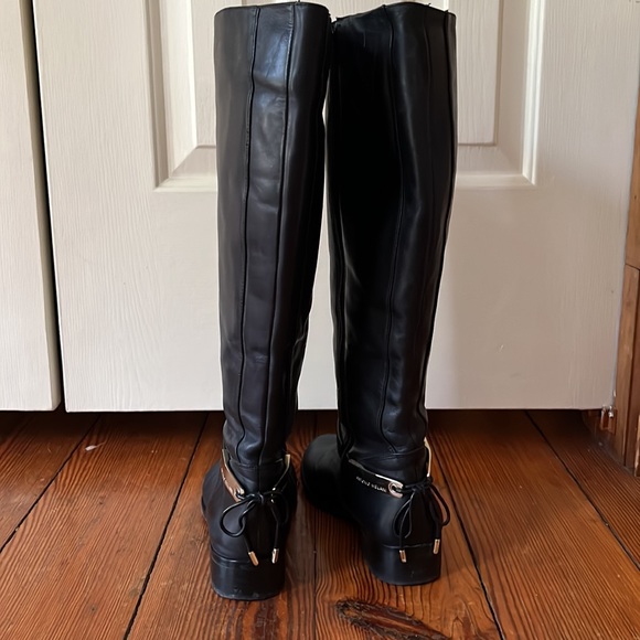 Size 7 Antonio Melani wide calf black boots - Picture 2 of 4